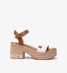 Arnia White Heel