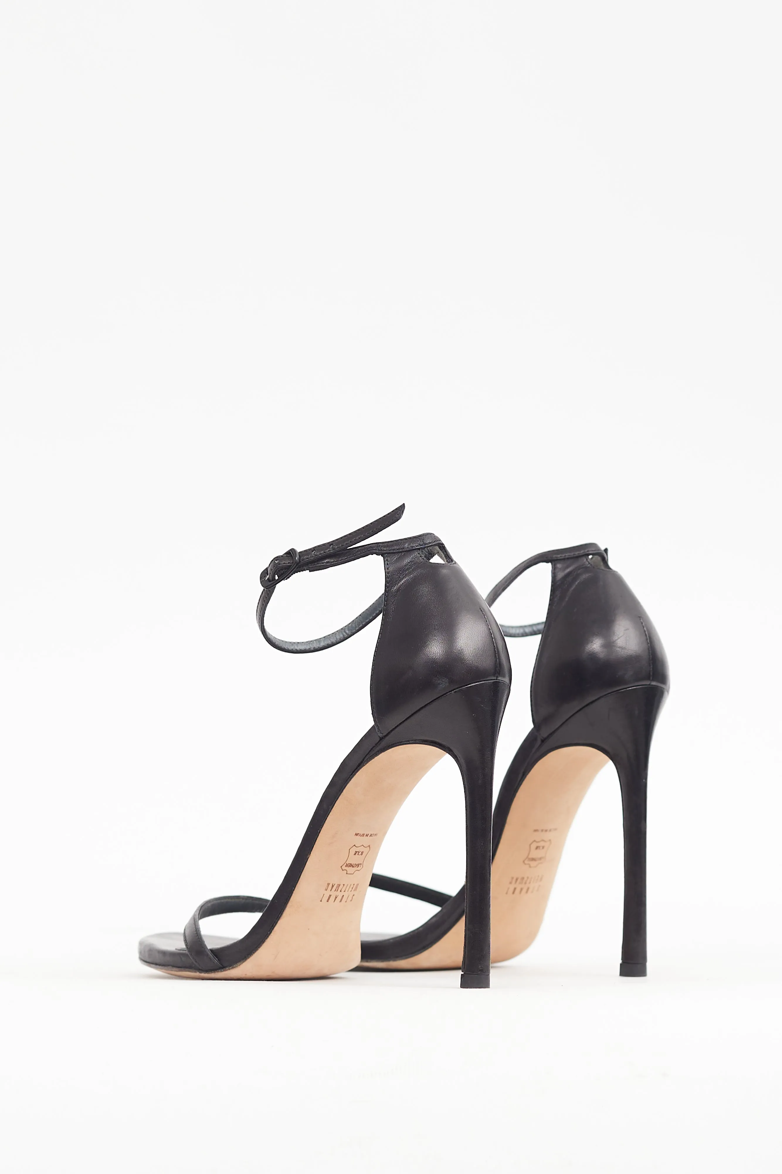 Black Leather Nudistsong Heel