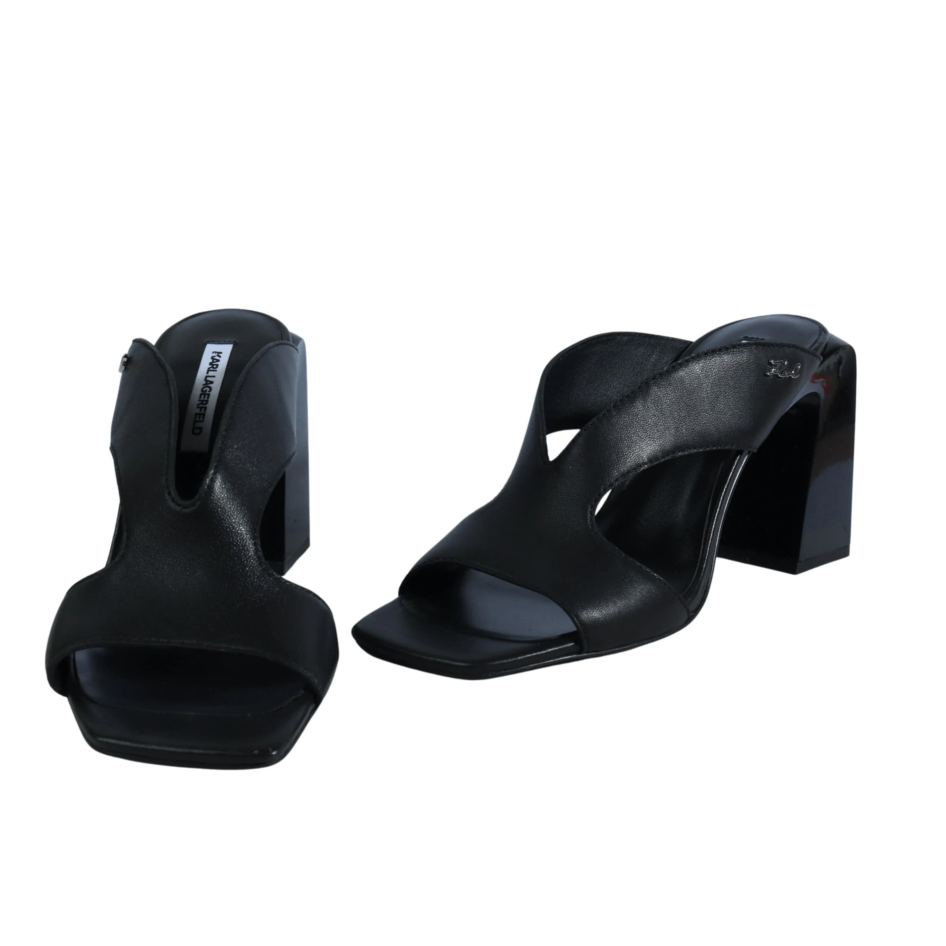 KARL LAGERFELD - Block Heel Sandal
