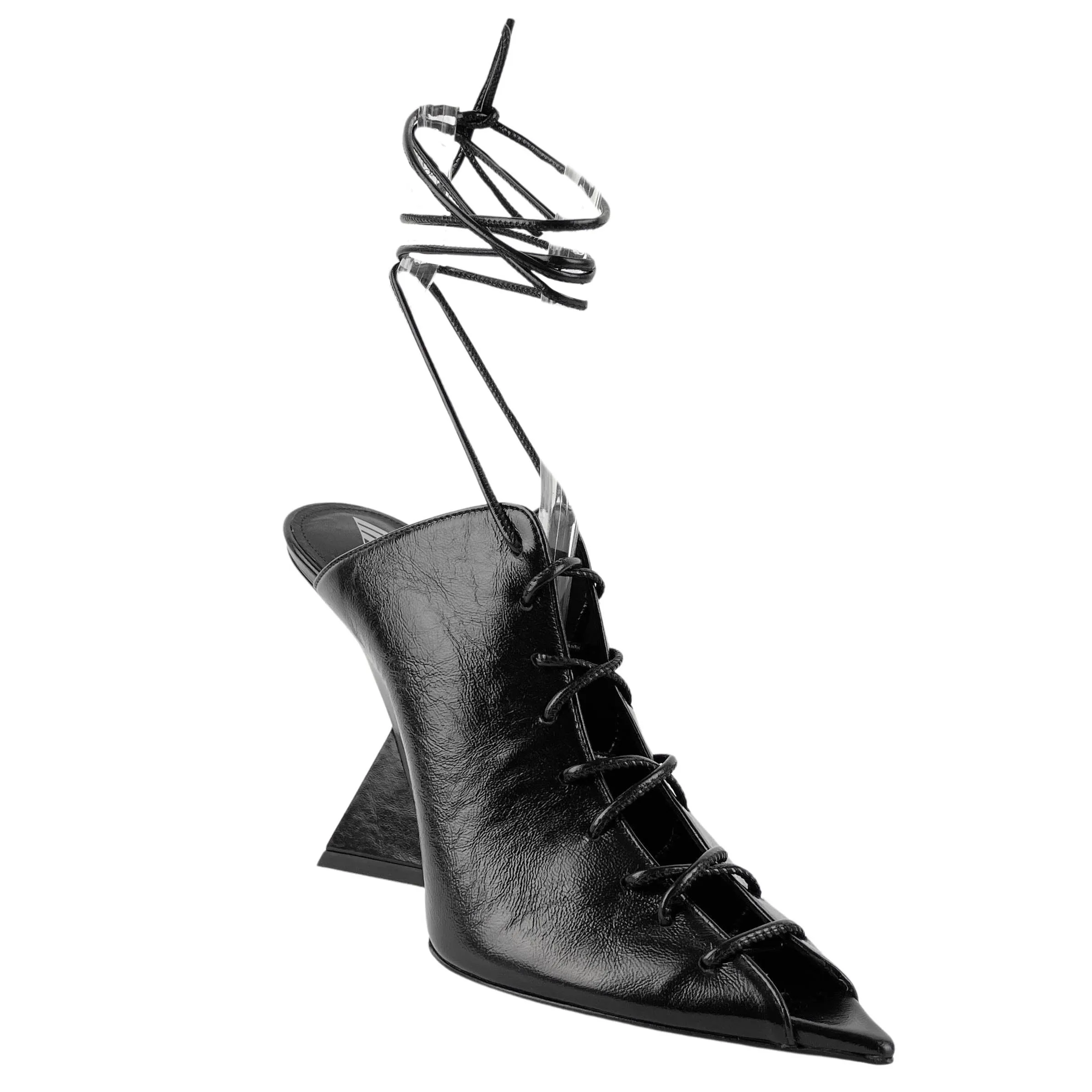 The Attico Morgan Heels in Black