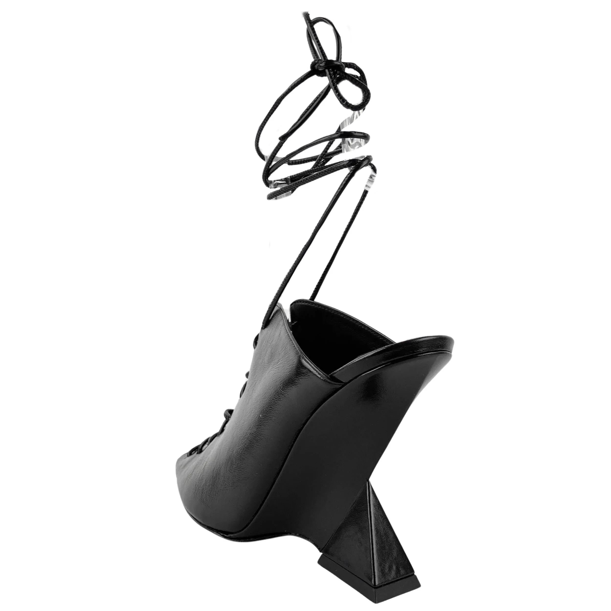 The Attico Morgan Heels in Black